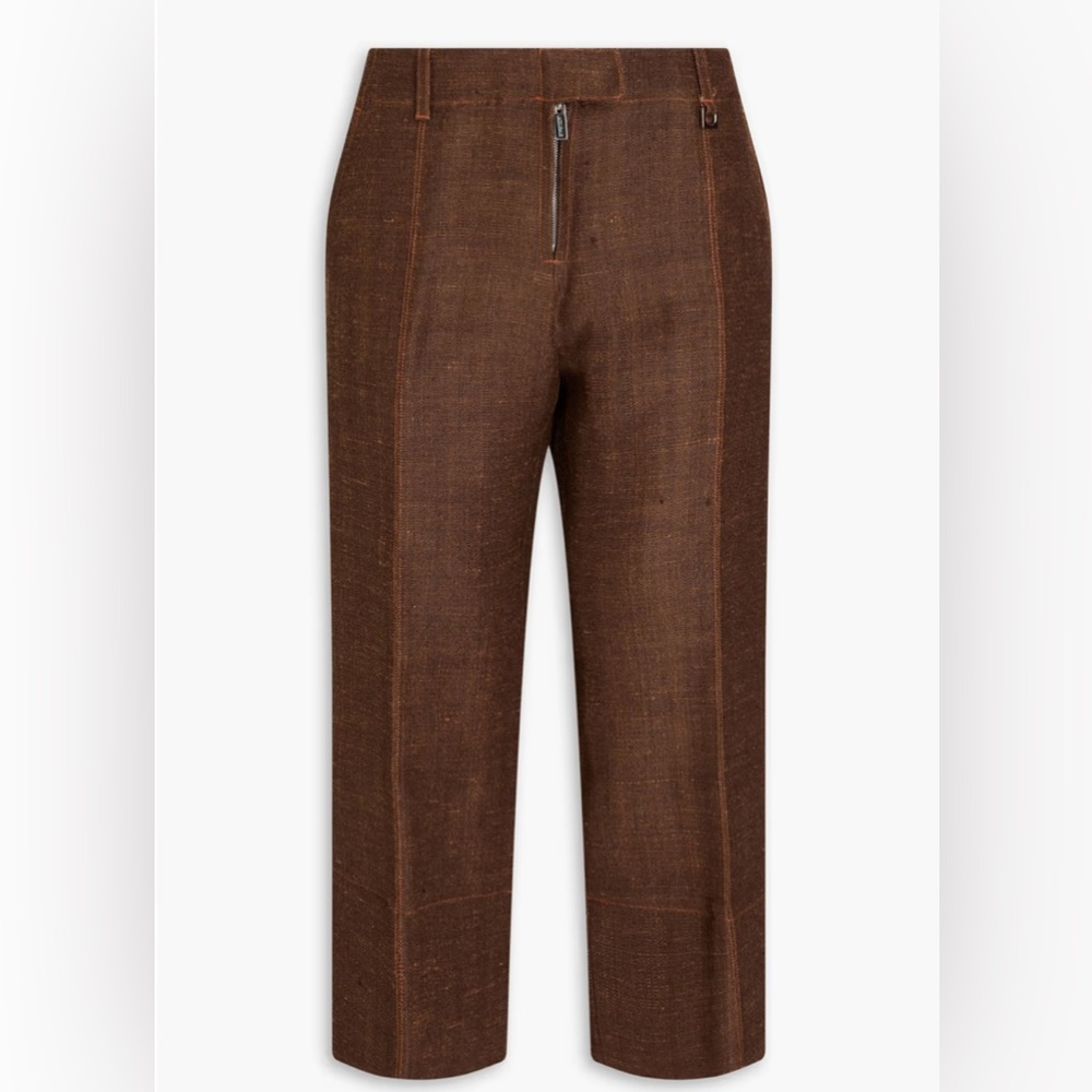 Jacquemus Brown Linen Pants